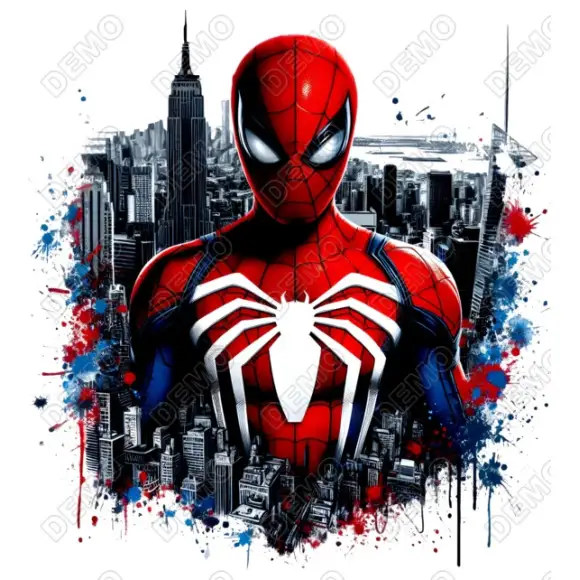 Spider Man DTF Shirt Iron on Transfer N7 Spider Man DTF Shirt Iron on Transfer N7