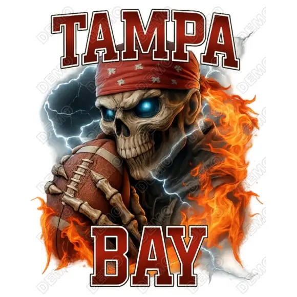 Tampa Bay  Football DTF  Iron on Transfer
