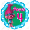 Trolls Queen Poppy  Personalized  DTF  Shirt Iron on Transfer
