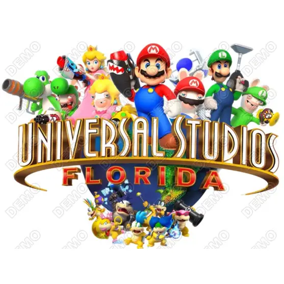 Universal Studios Florida DTF Iron on Transfer Universal Studios Florida DTF Iron on Transfer