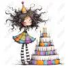 Whimsical  Fairy Birthday DTF Iron on Transfer 