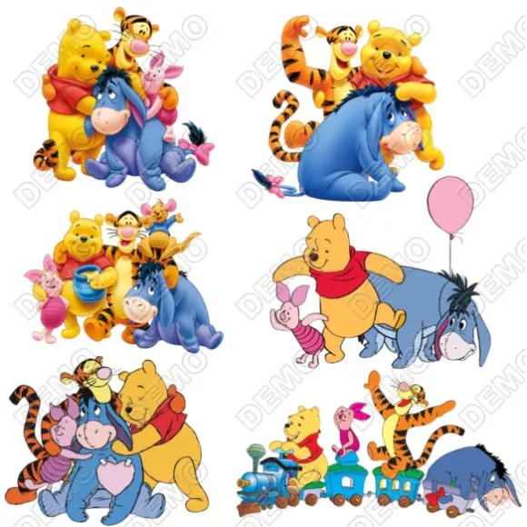 Wiinie the Pooh  DTF  Iron on Transfer