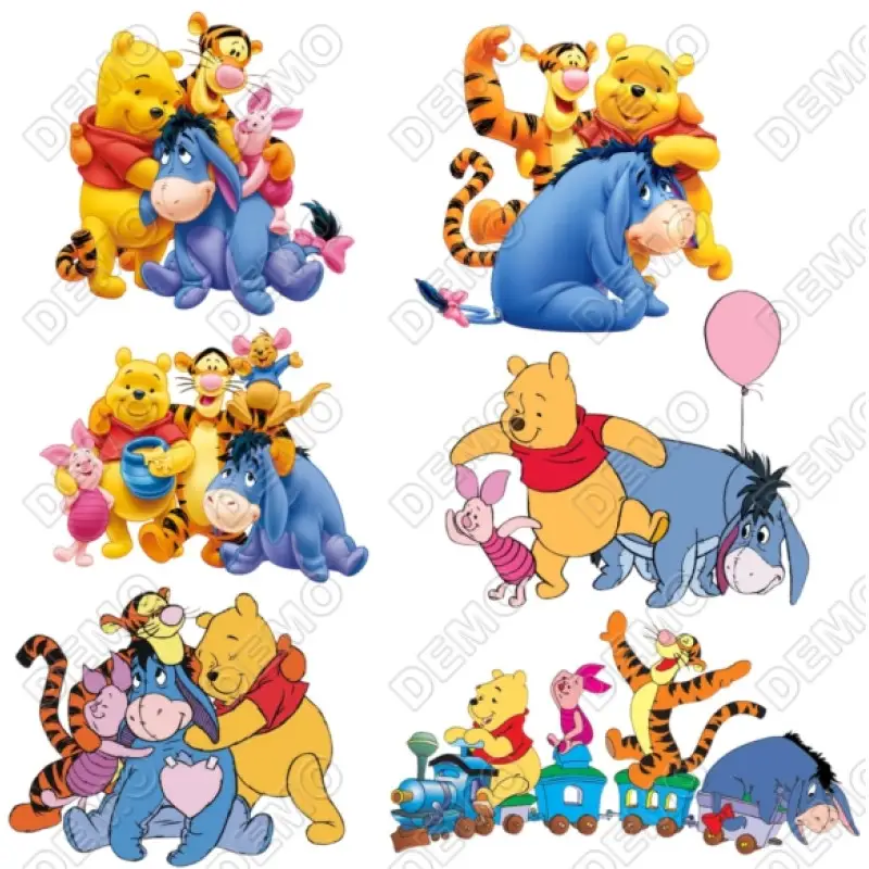 Wiinie the Pooh DTF Iron on Transfer Wiinie the Pooh DTF Iron on Transfer