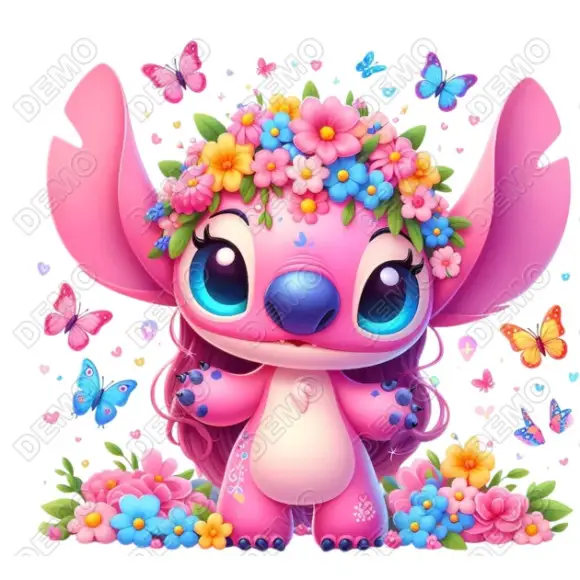 Angel  Stitch  DTF Iron on Transfer  N6