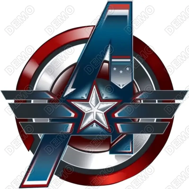 Avengers Logo DTF Shirt Iron on Transfer Avengers Logo DTF Shirt Iron on Transfer