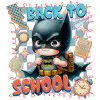 Back to School  Batman  DTF Iron on Transfer 