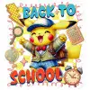 Back to School POkemon  DTF Iron on Transfer  N8