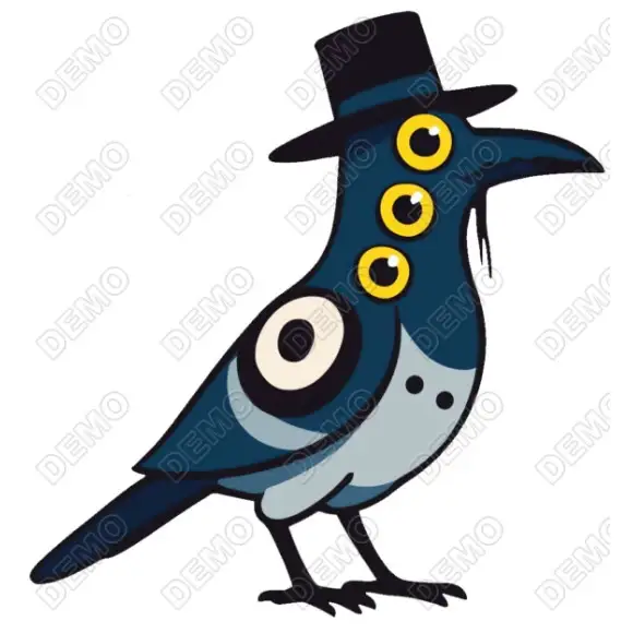 Bird KPop Demon Hunters  DTF Iron on Transfer