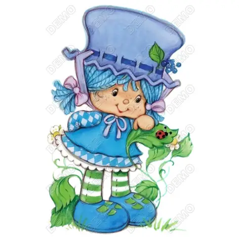 Blueberry Muffin DTF  Iron on Transfer