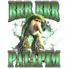 Brr Brr Patapim BRAINROT DTF Iron on Transfer 