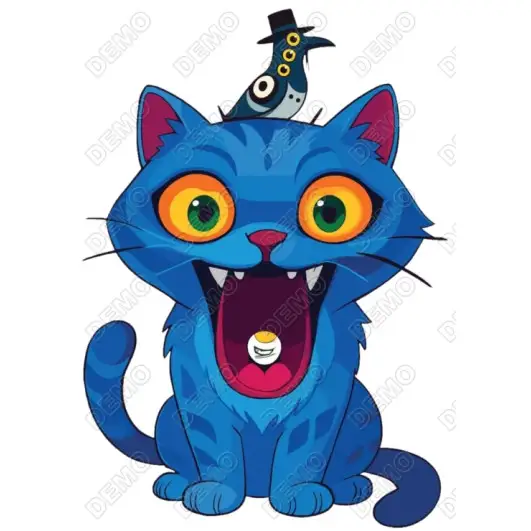 Derpy Tiger KPop Demon Hunters  DTF Iron on Transfer