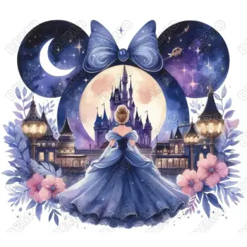 Disney Princess DTF Iron on Transfer 