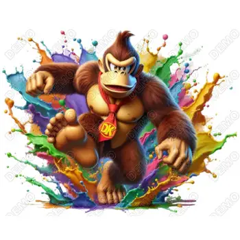 Donkey Kong  DTF Iron on Transfer 