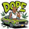 Dope Scooby Doo DTF Iron on Transfer 