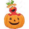 Elmo Pampkin  DTF  Iron on Transfer  