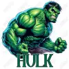 Hulk  Green DTF Iron on Transfer 