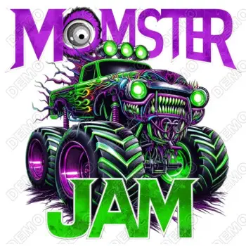 Monster Jam Truck DTF  Iron on Transfer 