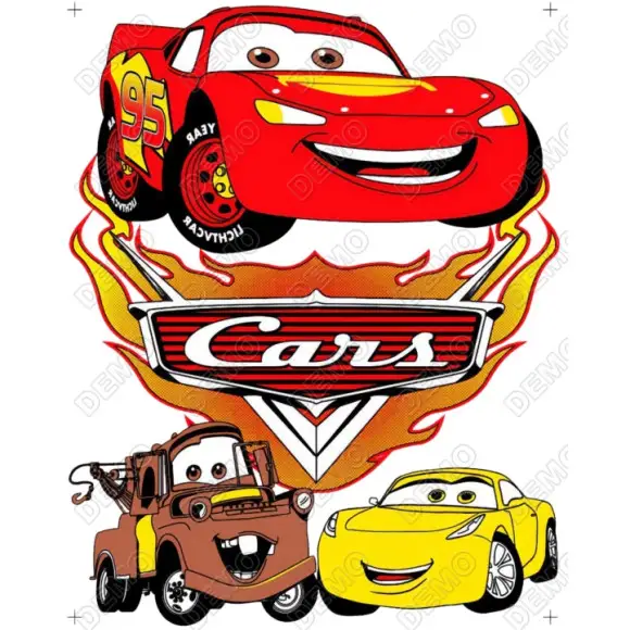 Pixar Cars Disney DTF Iron on Transfer N8