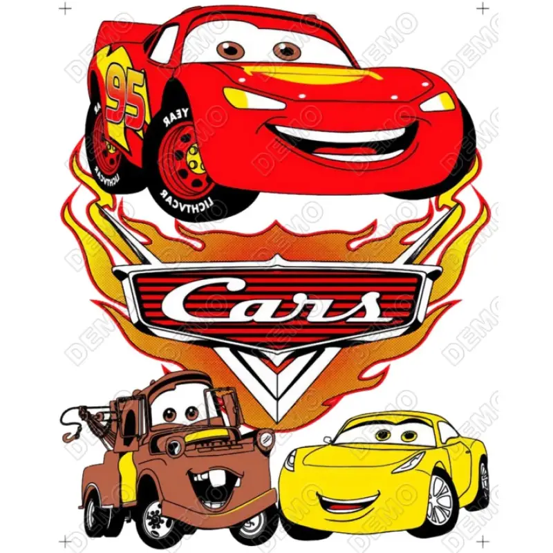 Pixar Cars Disney DTF Iron on Transfer N8 Pixar Cars Disney DTF Iron on Transfer N8