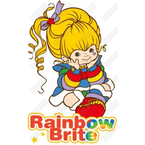 Rainbow Brite   DTF Shirt Iron on Transfer