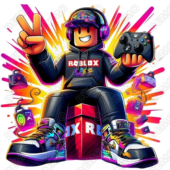 Roblox  DTF Heat Iron on Transfer N78