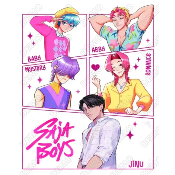 Saja Boys KPop Demon Hunters  DTF Iron on Transfer