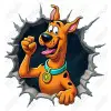 Scooby Doo DTF Iron on Transfer  N40