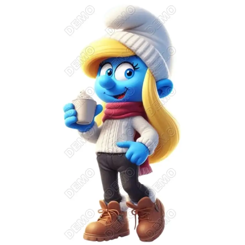Smurfette  DTF   Iron on Transfer