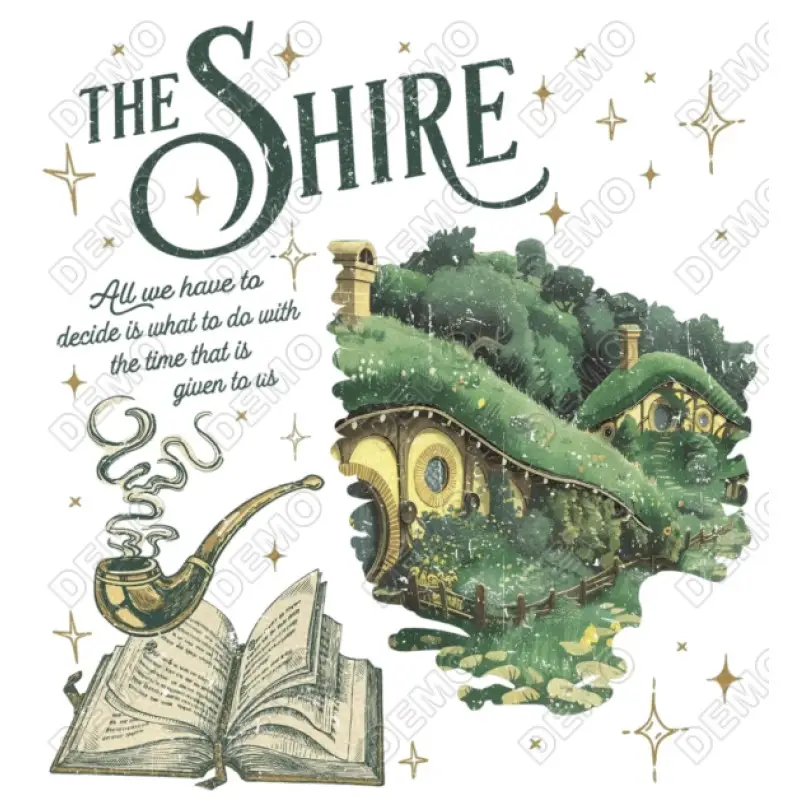 The Shire DTF Iron on Transfer The Shire DTF Iron on Transfer