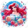 Ariel  Mermaid   Nemo DTF  Shirt Iron on Transfer N5