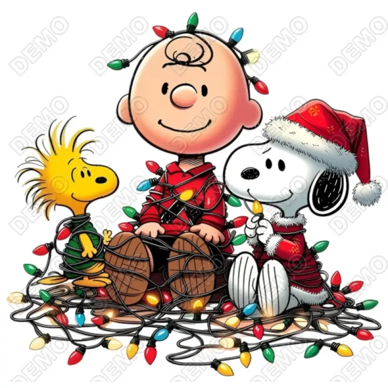 Christmas Peanuts, Snoopy, Charlie Brown DTF  Iron on Transfer Christmas Peanuts, Snoopy, Charlie Brown DTF  Iron on Transfer