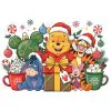 Christmas Pooh  DTF  Iron on Transfer  Christmas Pooh  DTF  Iron on Transfer