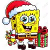  Christmas  SpongeBob SquarePants DTF   Iron on Transfer 