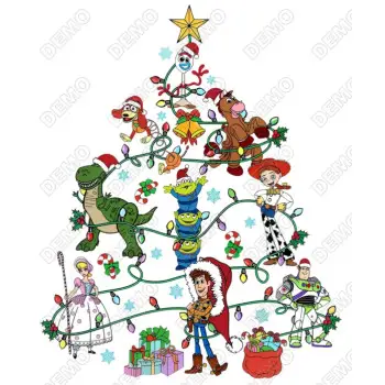  Christmas  Toy Story  DTF Shirt Iron on Transfer