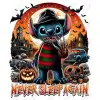  Halloween Stitch Freddy Krueger DTF  Iron on Transfer