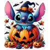  Halloween Stitch Pumpkin  DTF  Iron on Transfer N9