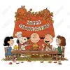 Happy Thanksgiving  Charlie Brown DTF Iron on Transfer 