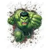 Hulk  DTF Iron on Transfer N9