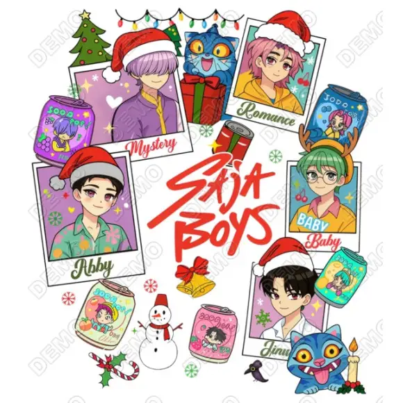 Saja Boys  Christmas  DTF Iron on Transfer