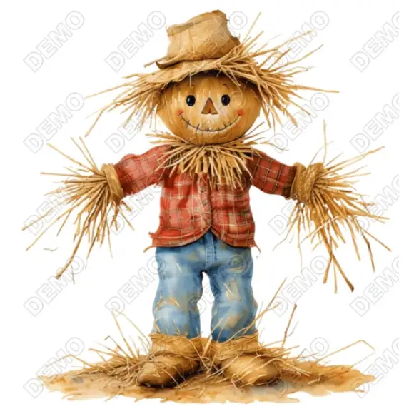 Scarecrows Thanksgiving  DTF Shirt Iron on Transfer