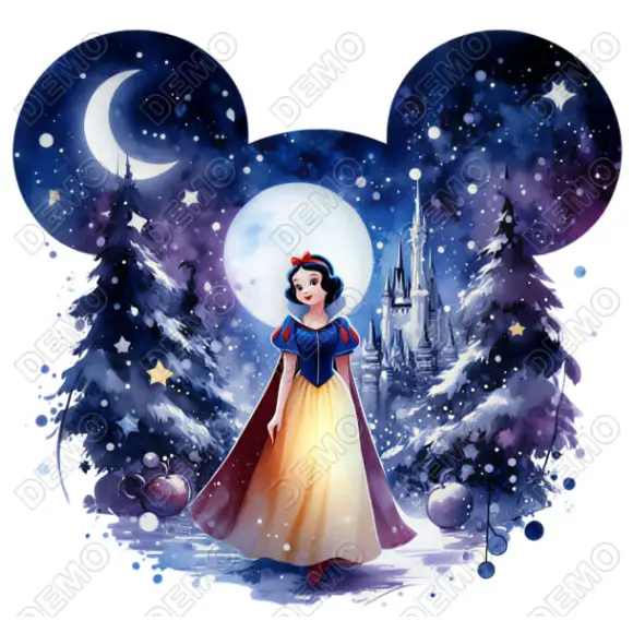 Snow White   DTF  Shirt Iron on Transfer N10