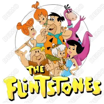 The Flintstones DTF Iron on Transfer 