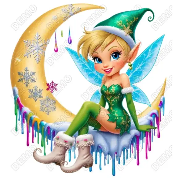 Tinker Bell  Elf DTF  Iron on Transfer