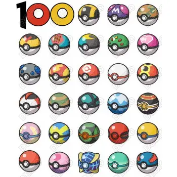 100 Days of School Pokeballs Pokemon   DTF  Iron on Transfer 