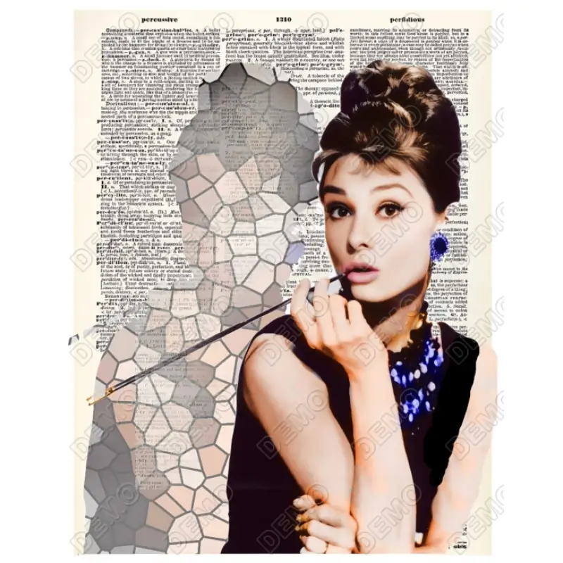 Audrey Hepburn Breakfast at Tiffany's DTF  Shirt Iron on Transfer