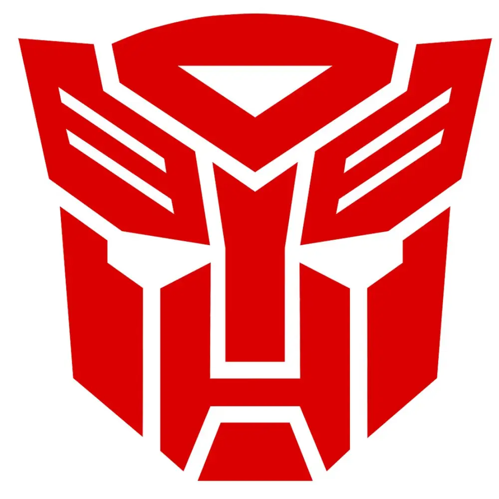 Autobot Logo Red Transformers DTF Shirt Iron on Transfer