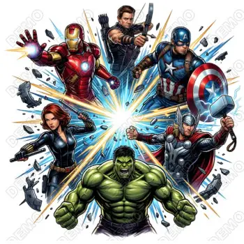 Avengers Hulk Thor  DTF  Shirt Iron on Transfer 