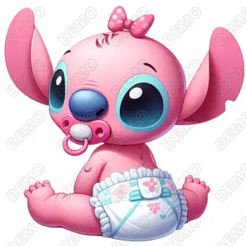 Baby Angel DTF  Iron on Transfer