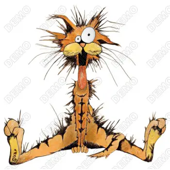 Bill The cat  DTF Shirt Iron on Transfer