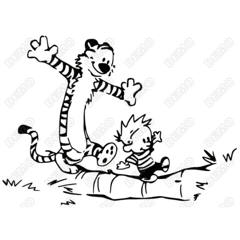 Calvin and Hobbes DTF Shirt Iron On Transfer N3